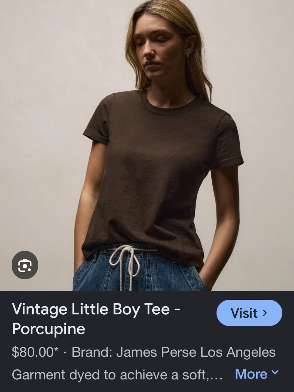 James Perse vintage little boy tee